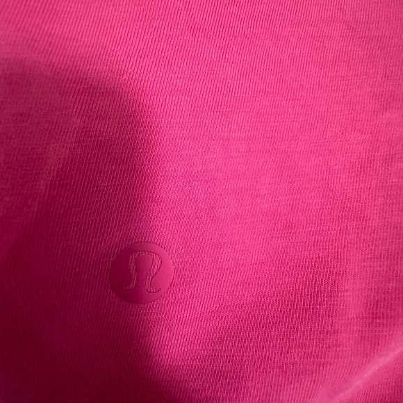 Lululemon knot hot pink top - Picture 3 of 3